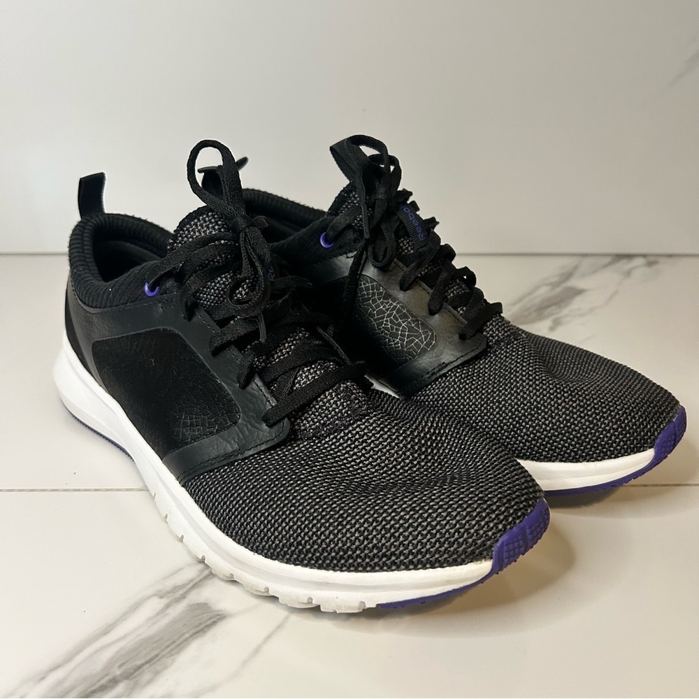 Reebok Black and Purple Women's Athletic Shoes Size 10